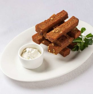 Чесночные гренки (меню)